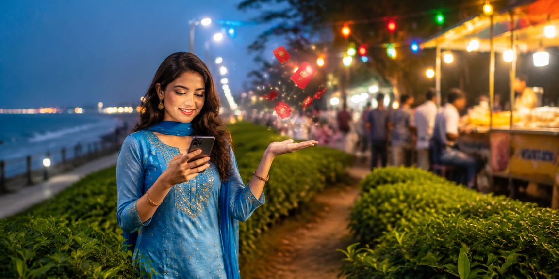চট্টগ্রামের একজন ব্যবহারকারী 777k - এ রেড এনভেলপ বোনাস পেয়েছেন এবং মোবাইলে বেটিং করছেন